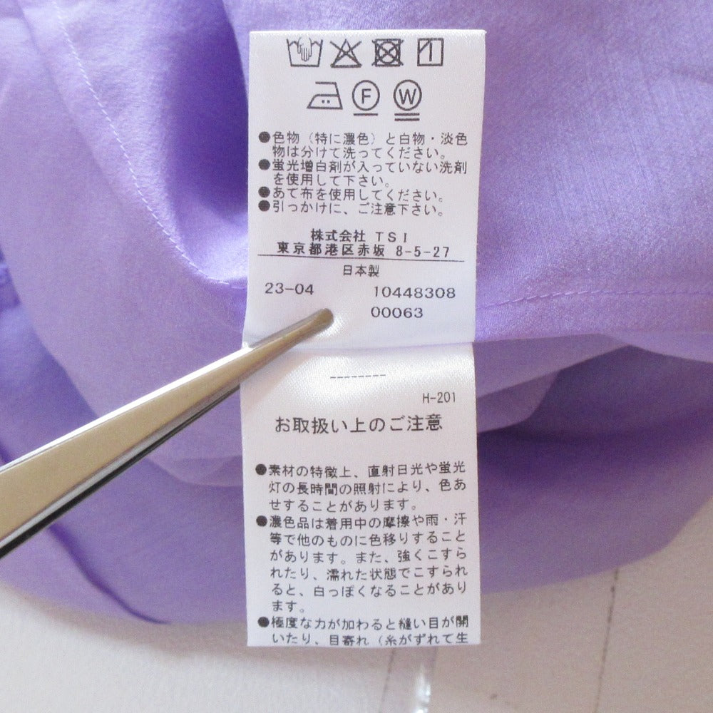 スタンブリー シフォン長袖シャツ