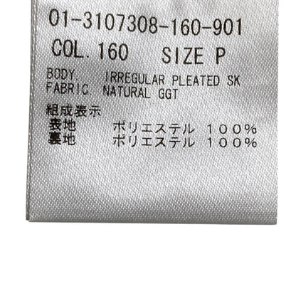 セオリー NATURAL GGT IRREGULAR PLEATED スカート