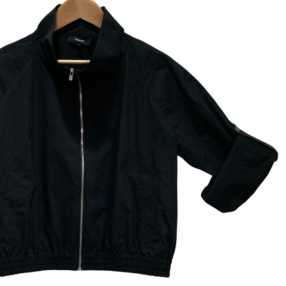 セオリー STRETCH LAWN CL クロップドジャケット