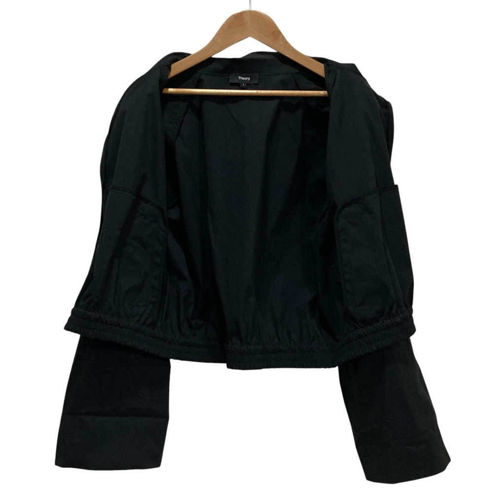 セオリー STRETCH LAWN CL クロップドジャケット