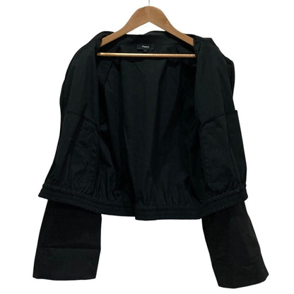 セオリー STRETCH LAWN CL クロップドジャケット