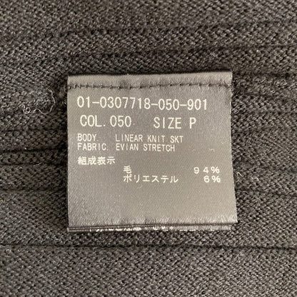 セオリー EVIAN STRETCH LINEAR KNIT ウールスカート