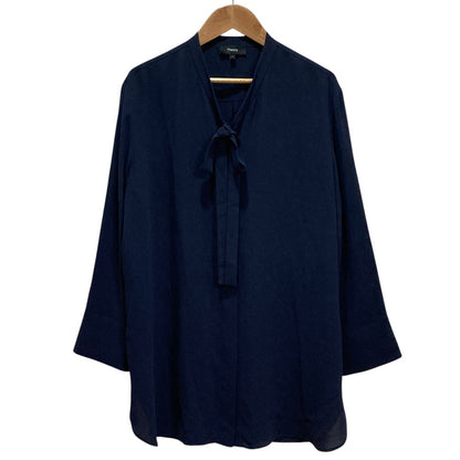 セオリー TP GGT リボンタイブラウス