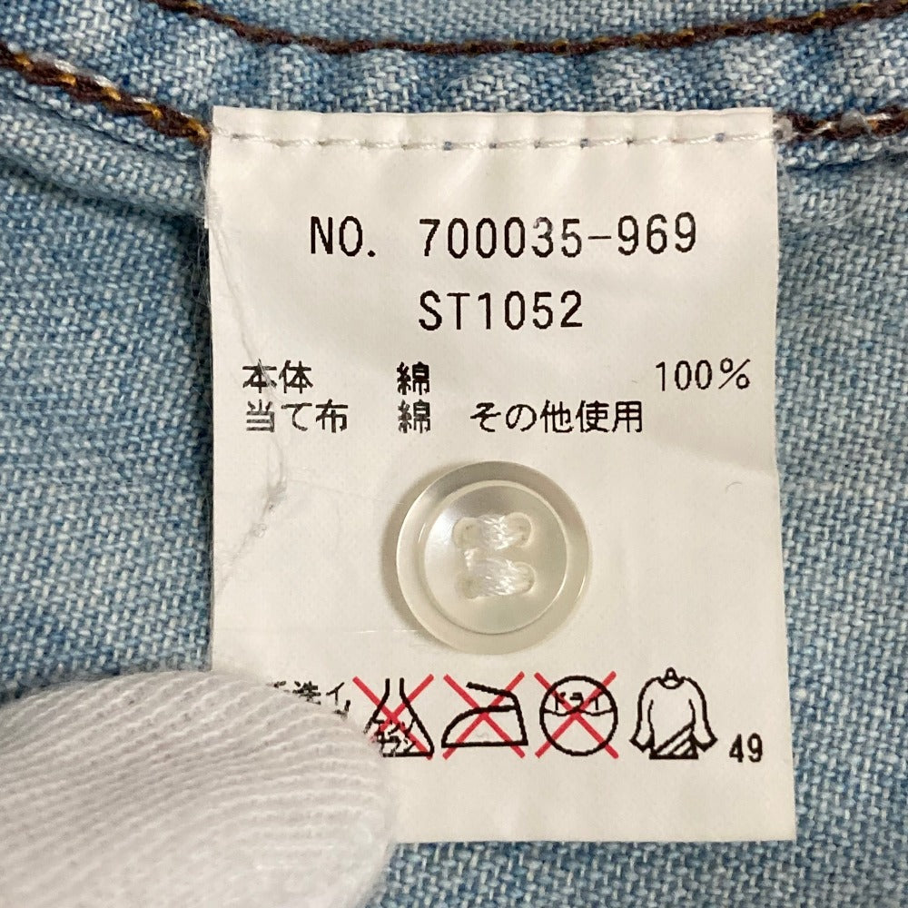 ブルーブルー パッチワークデニムシャツ