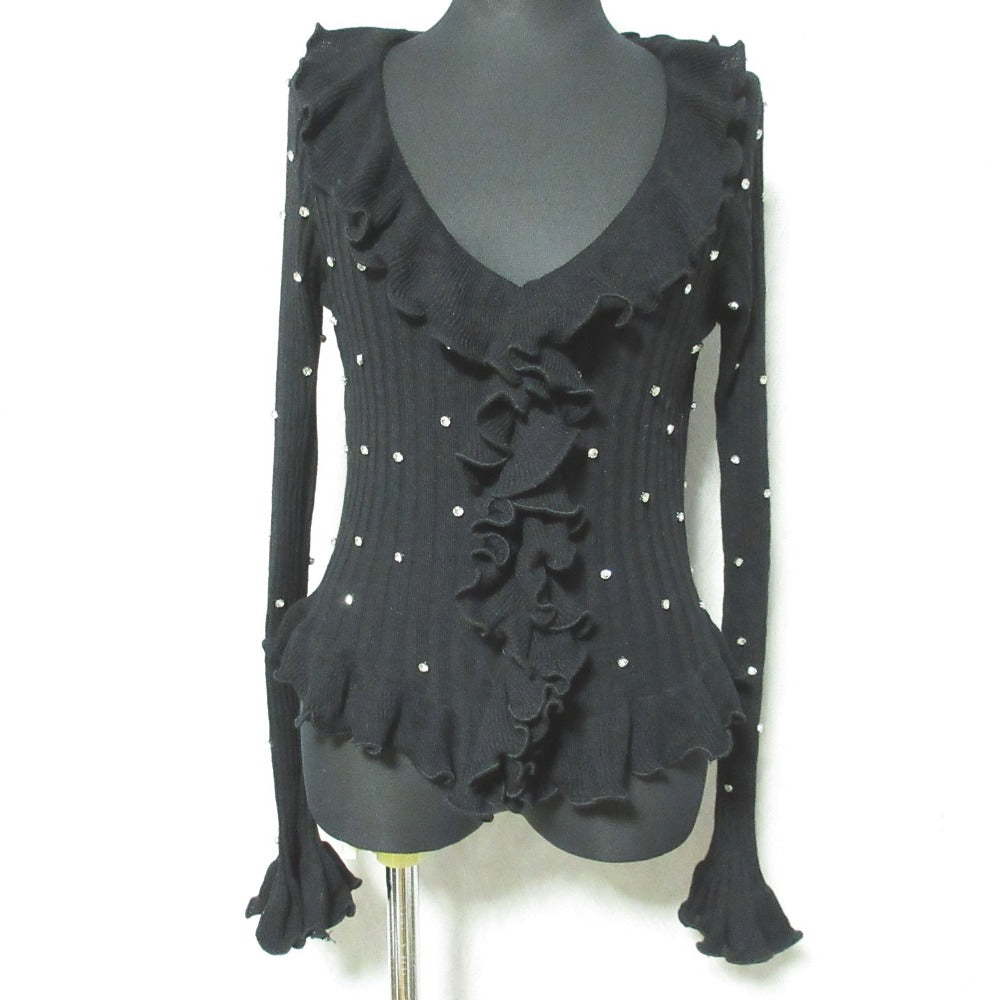 クレイミー Ruffle Frill Bijou ニットカーディガン