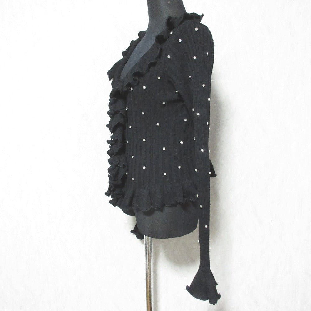 クレイミー Ruffle Frill Bijou ニットカーディガン