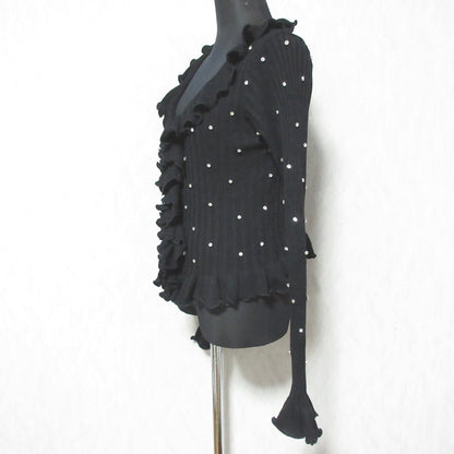 クレイミー Ruffle Frill Bijou ニットカーディガン