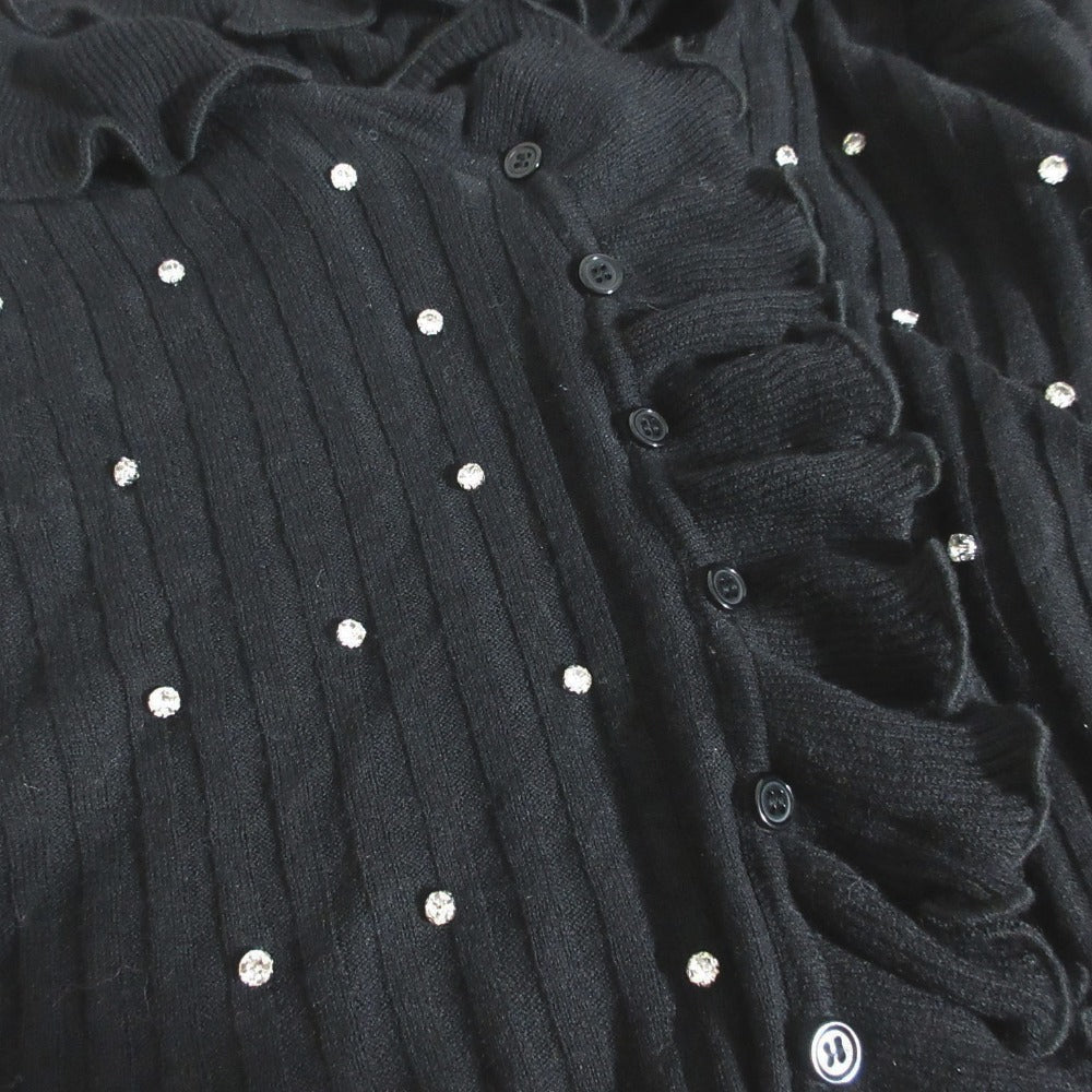 クレイミー Ruffle Frill Bijou ニットカーディガン