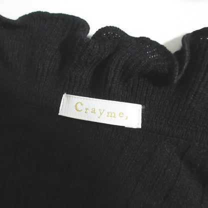 クレイミー Ruffle Frill Bijou ニットカーディガン