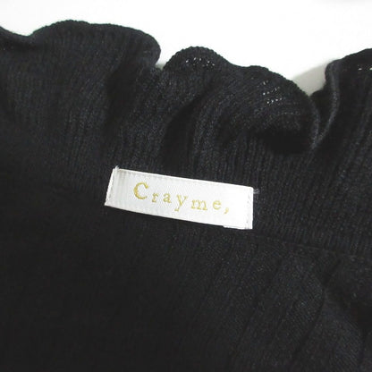クレイミー Ruffle Frill Bijou ニットカーディガン