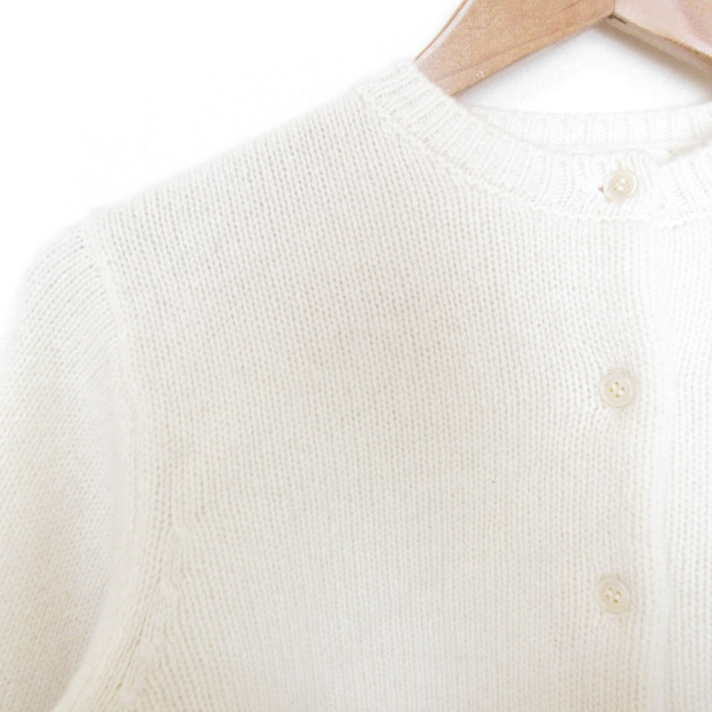 エフィ WOOL KNIT LOGO ニットカーディガン