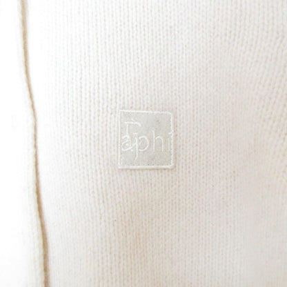 エフィ WOOL KNIT LOGO ニットカーディガン