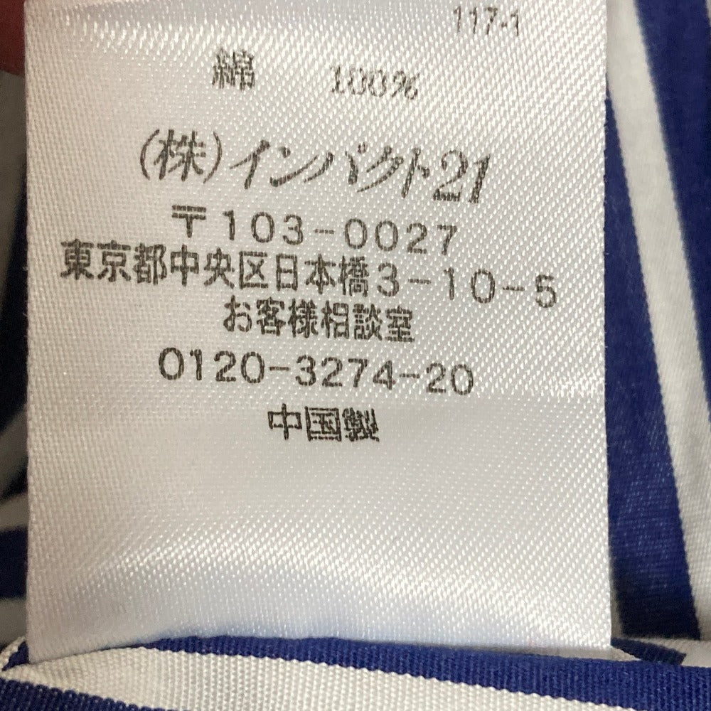 ラルフローレン エンブレム刺繍ストライプシャツ