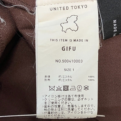 ユナイテッドトウキョウ アシメプリーツワンピース