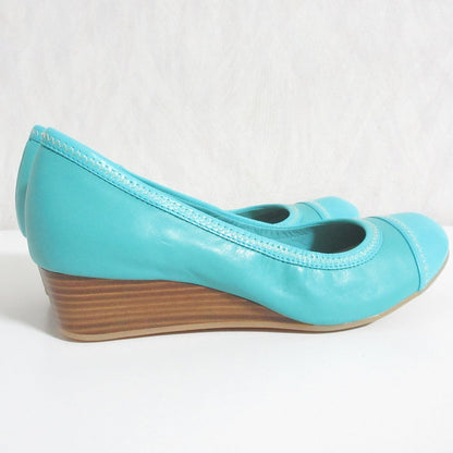 コールハーン Milly Wedge レザーパンプス