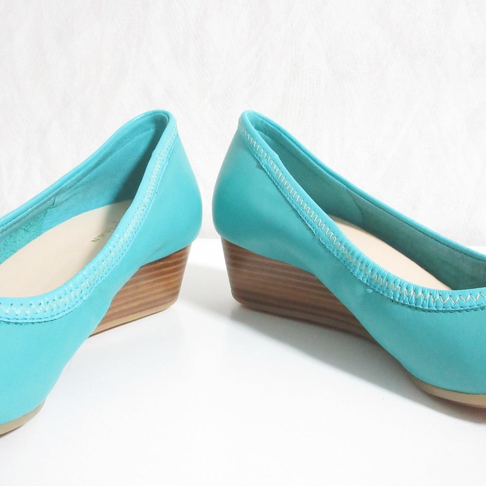 コールハーン Milly Wedge レザーパンプス