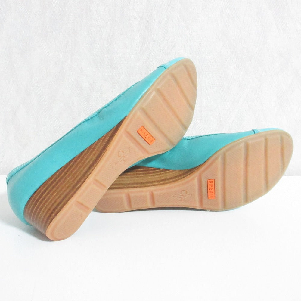 コールハーン Milly Wedge レザーパンプス