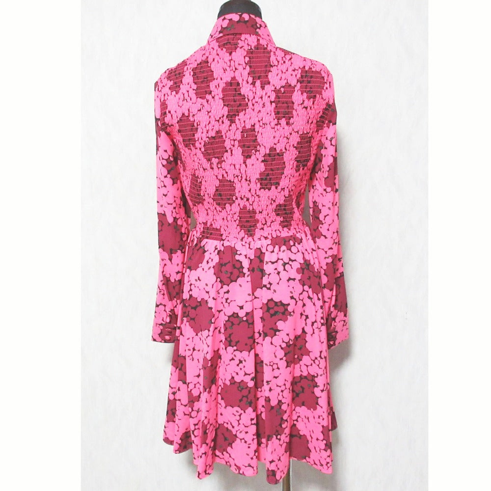 ケイトスペードニューヨーク Bubble Dot Smocked Dress ワンピース