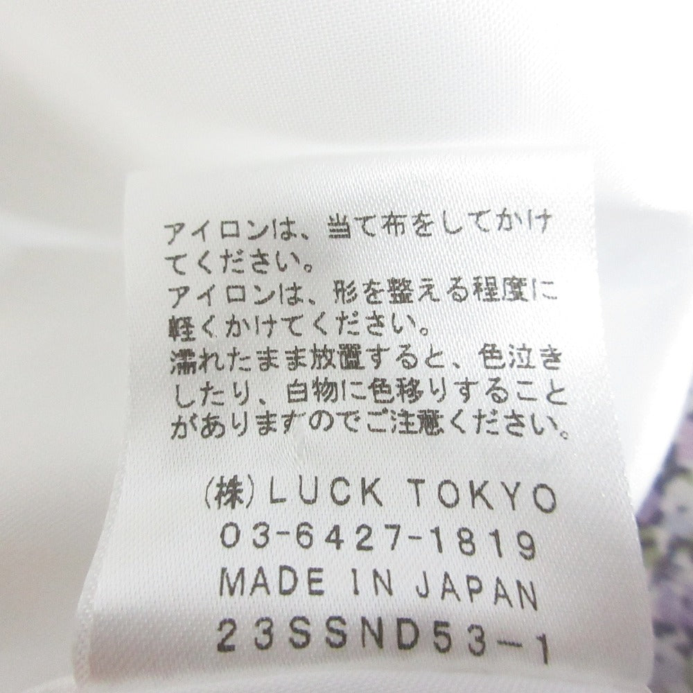 オブリ フラワードットワンピース