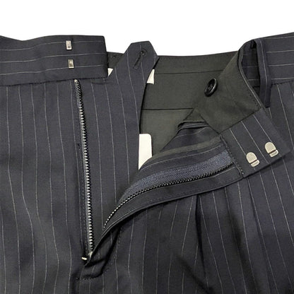 ドゥーズィエムクラス DOMINIC PINSTRIPE STELLA PANT ウールスラックス