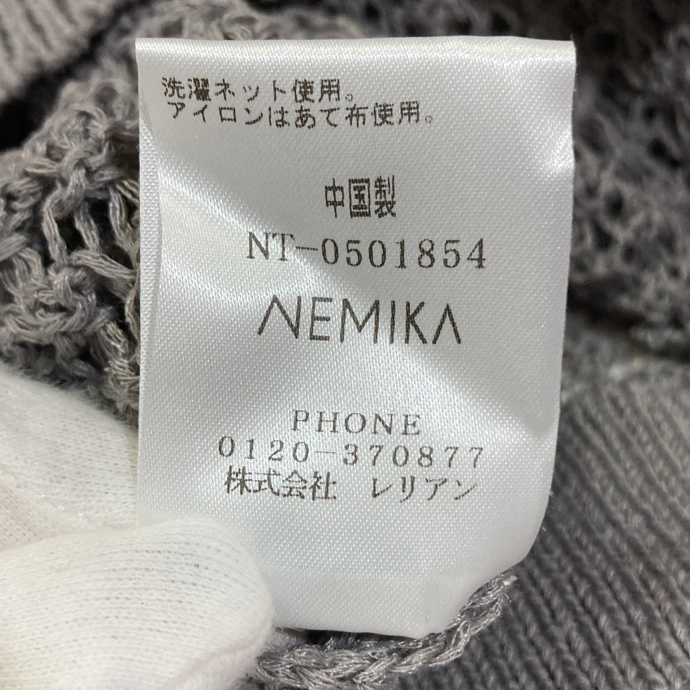 ネミカ メッシュニットトップス