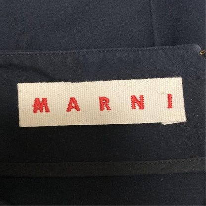 マルニ ボートネッククロップドブラウス