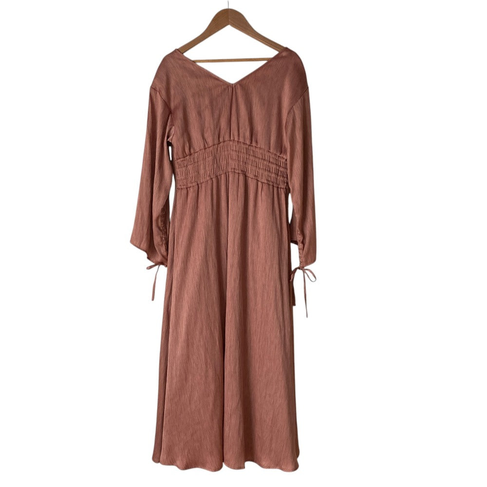 アメリヴィンテージ TUCK SHAPE DRESS ロングワンピース