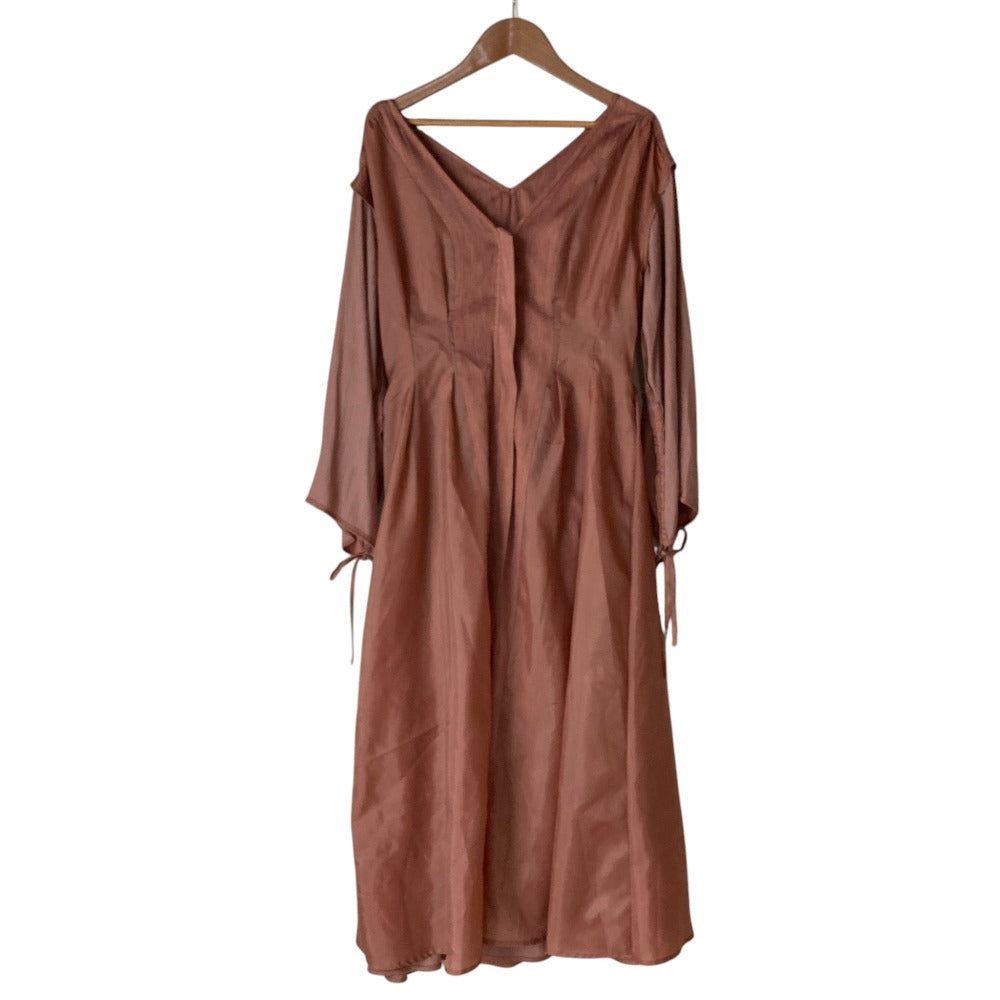 アメリヴィンテージ TUCK SHAPE DRESS ロングワンピース
