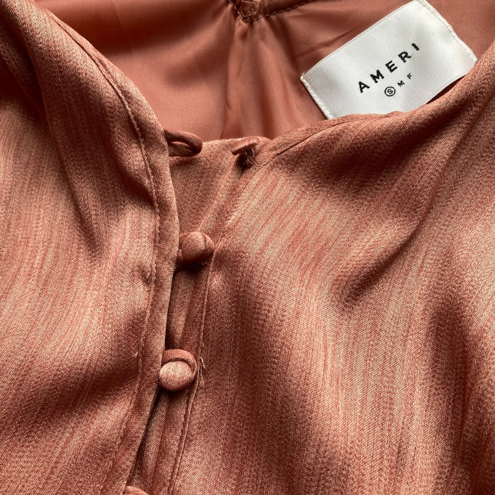 アメリヴィンテージ TUCK SHAPE DRESS ロングワンピース