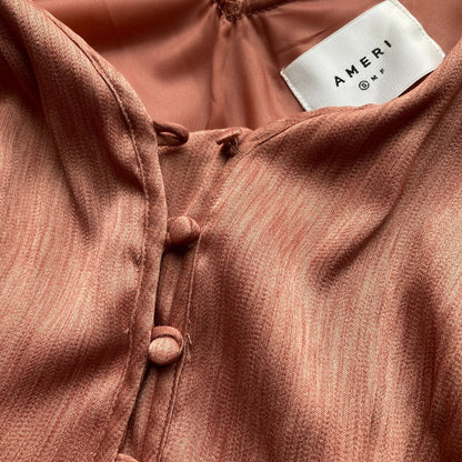 アメリヴィンテージ TUCK SHAPE DRESS ロングワンピース
