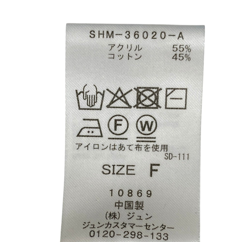 サロンアダムエロペ クレープスウェットライクポロプルオーバー