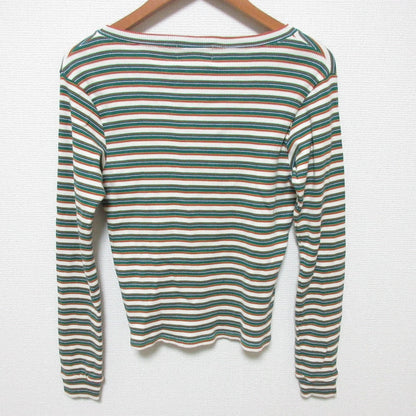 ヒステリックグラマー 刺繍ヘンリーネックチビTシャツ