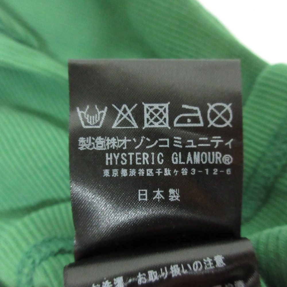 ヒステリックグラマー レースアップMOUSE刺繍チビTシャツ