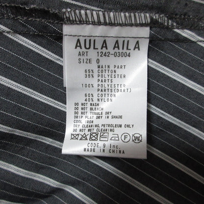 アウラアイラ WAIST DRAWSTRING SHIRT ワンピース