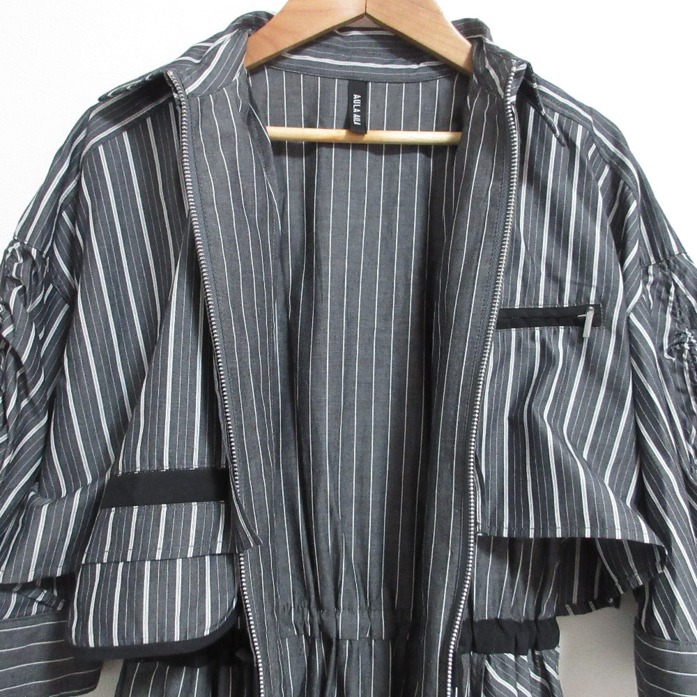 アウラアイラ WAIST DRAWSTRING SHIRT ワンピース