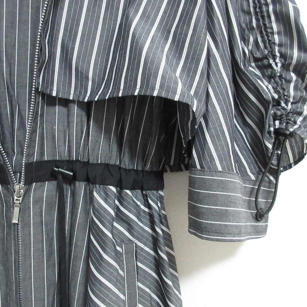 アウラアイラ WAIST DRAWSTRING SHIRT ワンピース