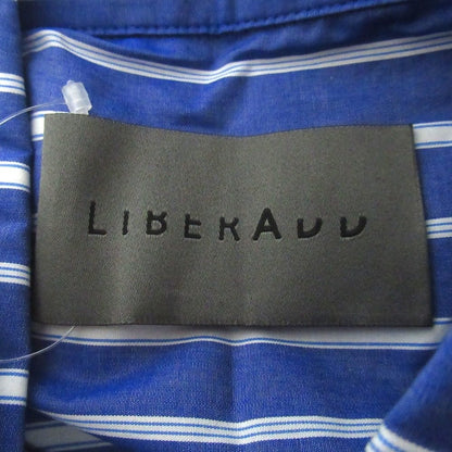 LIBERADDロングストライプシャツドレス