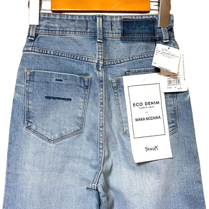 ヤヌーク Wide Straight Purity デニムパンツ