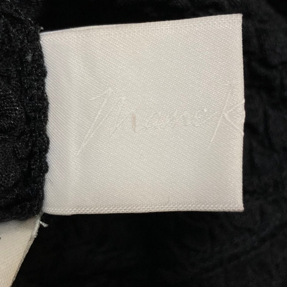マメクロゴウチ Shirring Jersey Jacquard フレアスカート