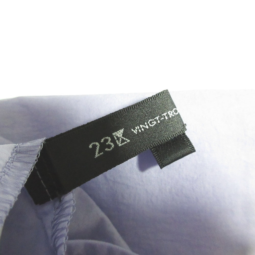 23区 ナイロンタスラン フリルブラウス マキシスカート セットアップ