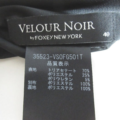 ベロアノワールバイフォクシーニューヨーク ノースリーブワンピース