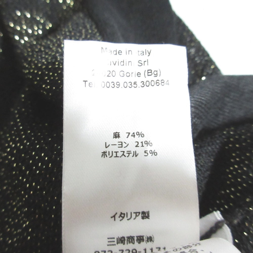 チヴィディーニ リネンラメニットカーディガン