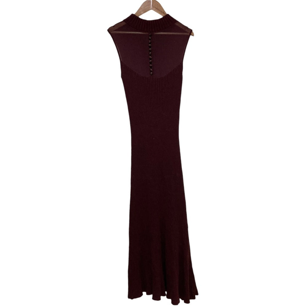 ハーリップトゥ High neck Knit ロングワンピース