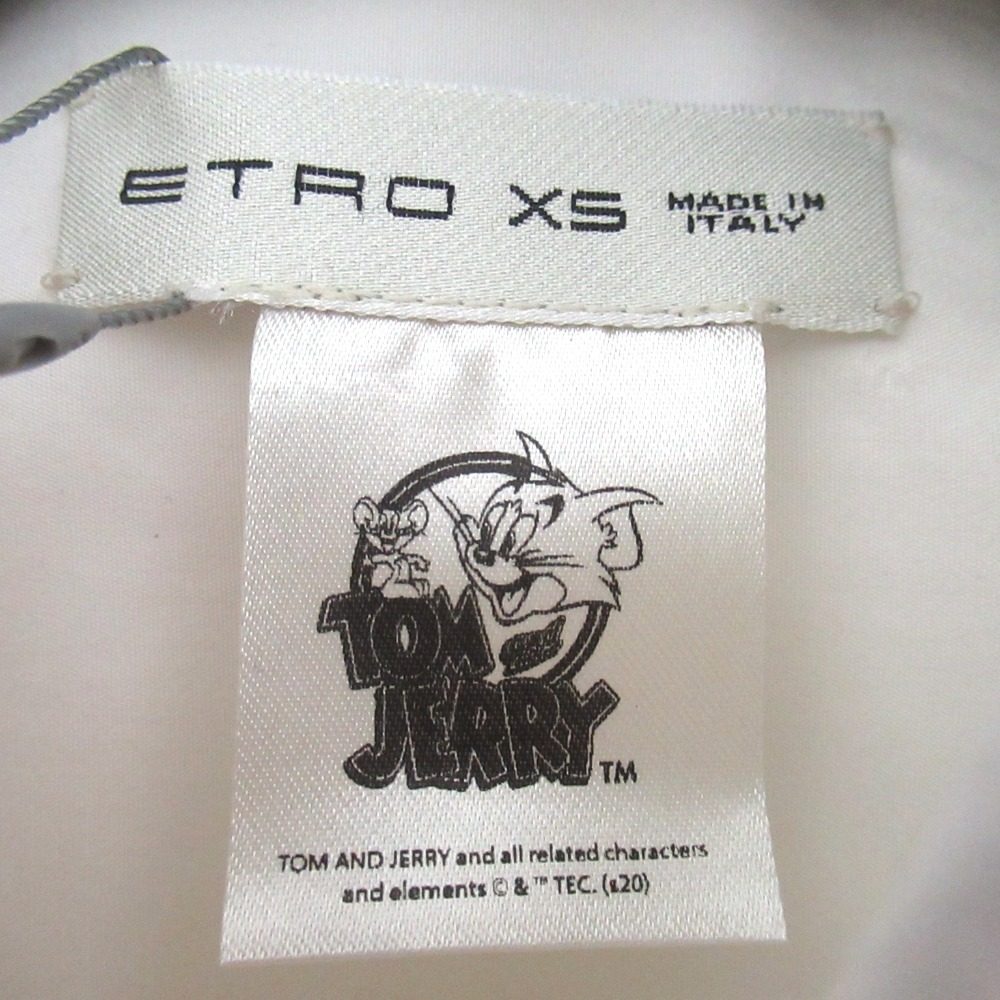 エトロ トムアンドジェリー コラボ ロングシャツ