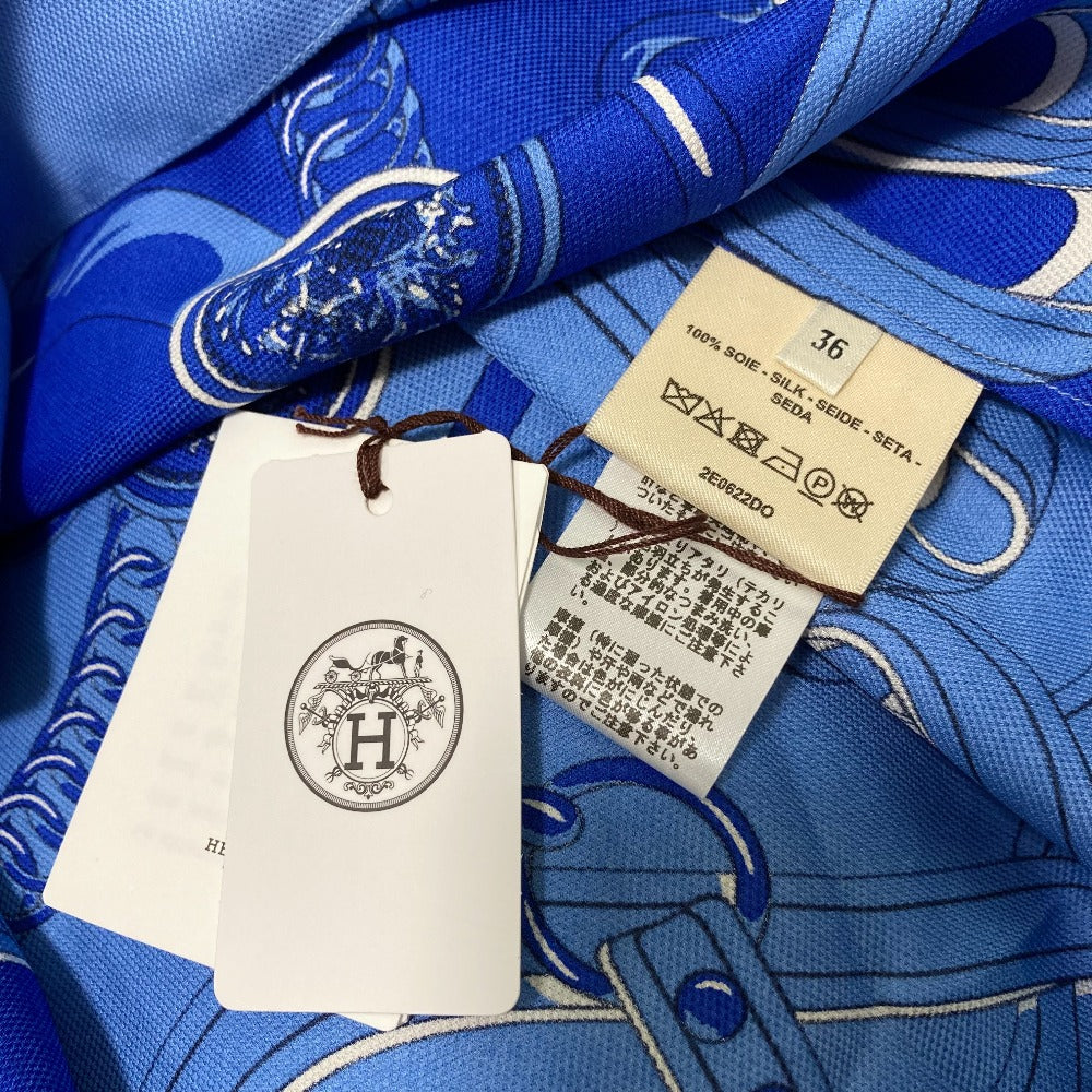 エルメス Grand Tralala Cut シルクドレス