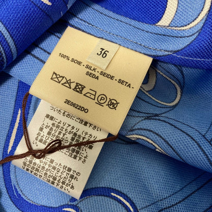 エルメス Grand Tralala Cut シルクドレス