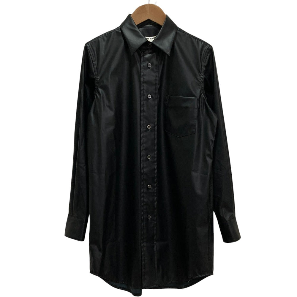コムデギャルソン ストレッチエコレザー ロングシャツ