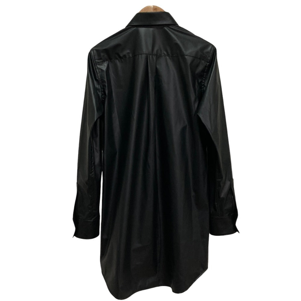 コムデギャルソン ストレッチエコレザー ロングシャツ
