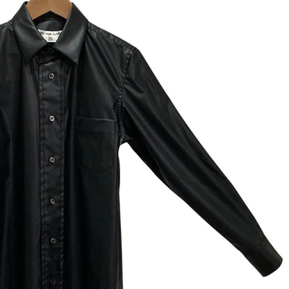 コムデギャルソン ストレッチエコレザー ロングシャツ