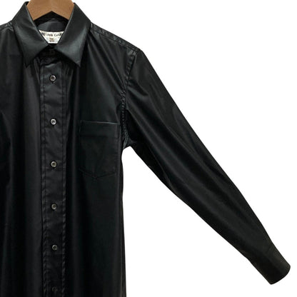 コムデギャルソン ストレッチエコレザー ロングシャツ